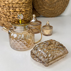 Чайник для заварювання 1500 мл Amber Rhombus, кип'ятіння на газі