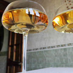 Премиальный набор широких бокалов 6 шт 250 мл для коктейлей, шампанского, мартини на высокой ножке "Daiquiri"