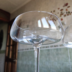 Премиальный набор широких бокалов 6 шт 250 мл для коктейлей, шампанского, мартини на высокой ножке "Daiquiri"