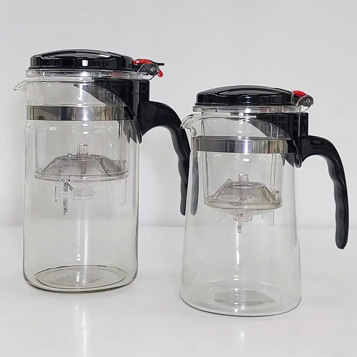Чайник заварювальний 1 л Тіпод скляний з окремою колбою для заварювання