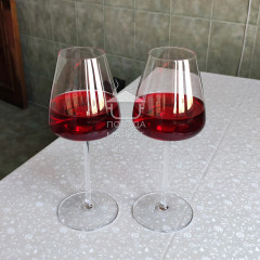 Преміальний набір келихів для червоного вина 450 мл Style на високій ніжці з богемського скла