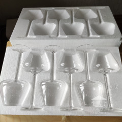 Премиальный набор 6 больших бокалов для красного вина 670 мл "Style" на высокой ножке с широкой чашей