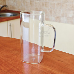 Скляна квадратна висока хайбол кухоль 350 мл Elegance