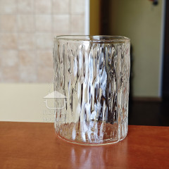 Ребриста склянка 260 мл Ice з прозорого скла