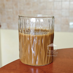 Ребриста склянка 260 мл Ice з прозорого скла