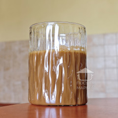 Ребриста склянка 260 мл Ice з прозорого скла