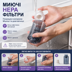 Акумуляторний портативний автопилосос 3 в 1 з функцією продувки та насоса, бездротовий міні пилосос для авто і дому, чорний