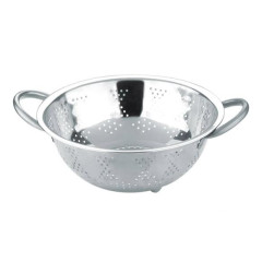 Дуршлаг Kamille GerStyle Ø20см с ручками из нержавеющей стали