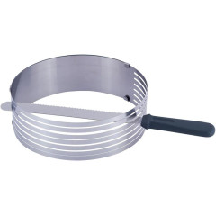 Форма Kamille для нарезки бисквита Ø24.5-33см, регулируемая с ножом