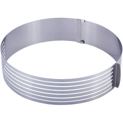 Форма Kamille для нарезки бисквита Ø24.5-33см, регулируемая с ножом