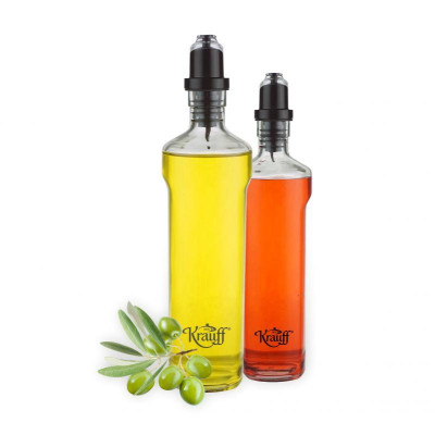 Бутылка для растительного масла и уксуса 350 мл Krauff Olivenol стекло