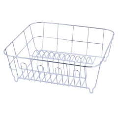 Сушка для посуды 37x33x13,5 см Kamille белый хромированная сталь