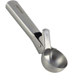 Ложка для морозива Kamille 18.5см з виштовхувачем, з нержавіючої сталі