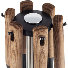 Набор кухонных аксессуаров Ofenbach Blackwood 7 предметов, под дерево