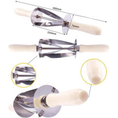 Скалка-нож Empire Pro 48см для круассанов