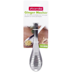 Мини-терка Kamille Foggia для имбиря 17х4см в форме ложки