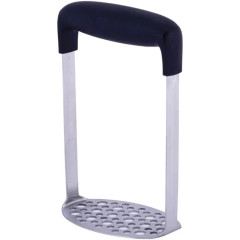 Пресс для картофеля Kamille 18х12х7.2см из нержавеющей стали с пластиковой ручкой