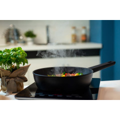 Сковорідка 26 см Ringel Salsa глибока індукційне дно чорний кований алюміній арт. RG-1134-26