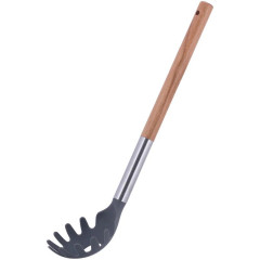 Ложка для спагеті Kamille Chantal 31см нейлонова з дерев'яною ручкою