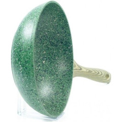 Сковорода-вок Malachite Ø28см з антипригарним покриттям EcoStone