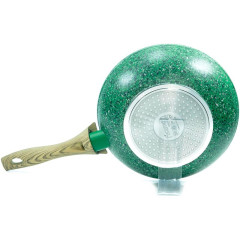 Сковорода-вок Malachite Ø28см з антипригарним покриттям EcoStone