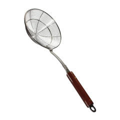 Шумовка Dynasty 40см проволочная с деревянной ручкой