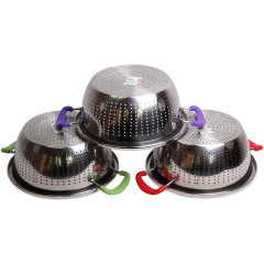 Дуршлаг Kamille Wiltze Ø26см с силиконовыми ручками