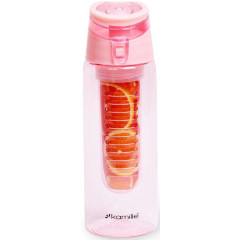 Пляшка для води Kamille Fruit 660мл пластикова з відсіком для фруктів