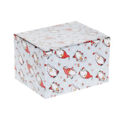 Новогодняя чашка с гномами 500 мл.