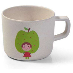 Кружка детская Яблоко 225мл из бамбукового волокна