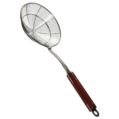 Шумовка Dynasty 42см проволочная с деревянной ручкой