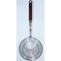 Шумовка Dynasty 42см проволочная с деревянной ручкой