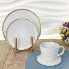 Кружка 400 мл керамическая слоновая кость White Stone