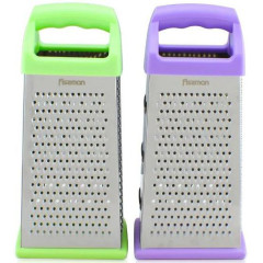 Терка 4-х гранная Meotida с пластиковой ручкой, 24х11х8.5см