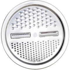 Набор миска, дуршлаг и терки Kamille круглые Ø26см, нержавеющая сталь