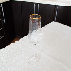 Бокал для шампанского 200 мл шестигранный Transparent turquoise (1 шт)