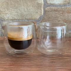 Склянки з подвійним дном 2 по 100 мл еспресо Емма