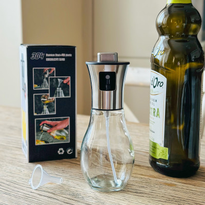 Фото 2 -Распылитель-диспенсер для масла и уксуса 200 мл Olive, дозатор-спрей